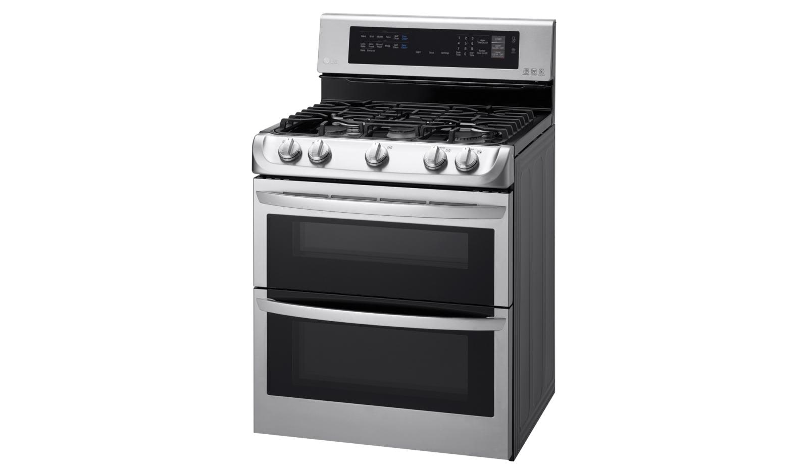 LG LDG4313ST 6.9 cu. ft. Gas Double Oven Range with ProBake Convection