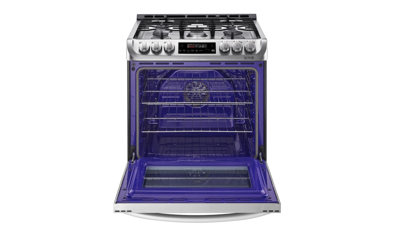 LG LSG4511ST 6.3 cu. ft. Gas Single Oven Slidein Range with ProBake Convection® and EasyClean