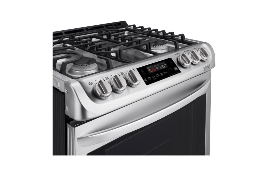 LG 6.3 cu. ft. Gas Single Oven Slide-in Range with ProBake Convection® and EasyClean®, LSG4511ST, thumbnail 5