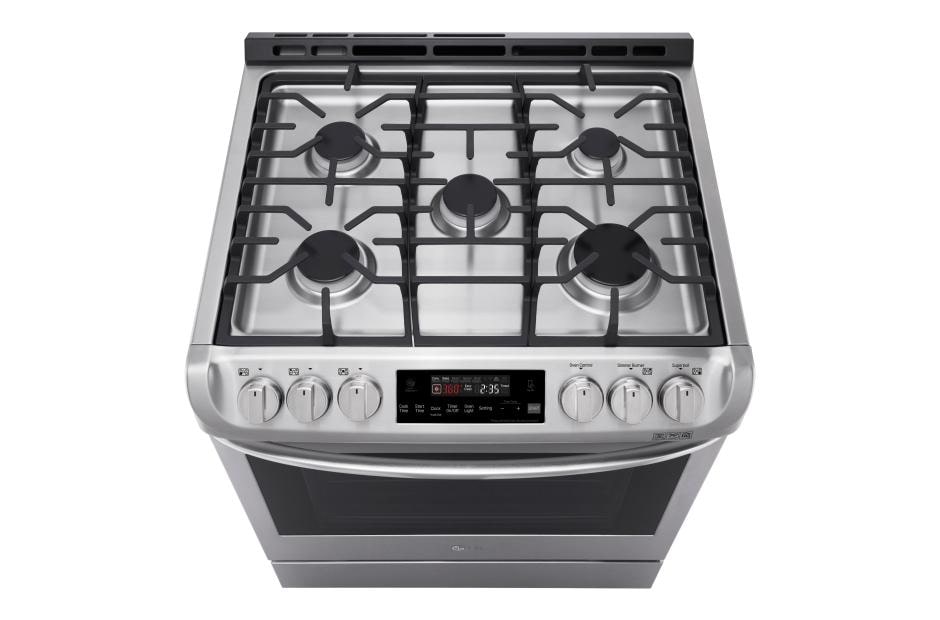 LG 6.3 cu. ft. Gas Single Oven Slide-in Range with ProBake Convection® and EasyClean®, LSG4511ST, thumbnail 6