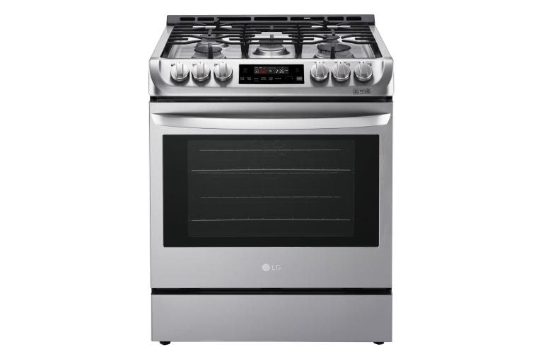 LG 6.3 cu. ft. Gas Single Oven Slide-in Range with ProBake Convection® and EasyClean®, LSG4511ST, thumbnail 1