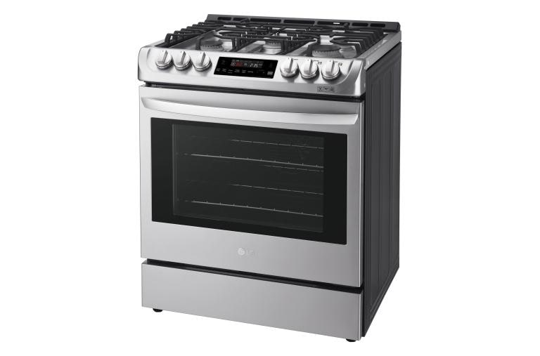 LG 6.3 cu. ft. Gas Single Oven Slide-in Range with ProBake Convection® and EasyClean®, LSG4511ST, thumbnail 3