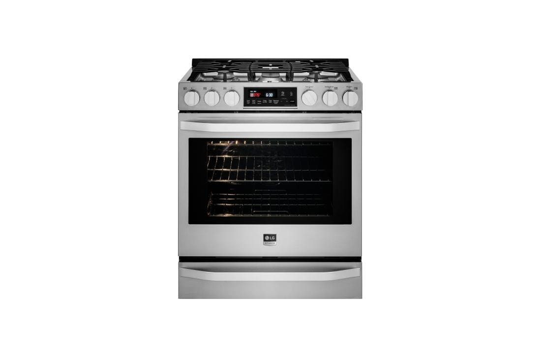 LG LSSG3016ST STUDIO 6.3 cu. ft. Gas Single Oven Slide in Range