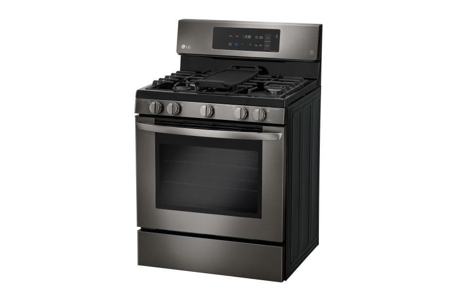 LG 5.4 cu. ft. Gas Single Oven Range with EvenJet™ Fan Convection and EasyClean®, LRG3193BD, thumbnail 3