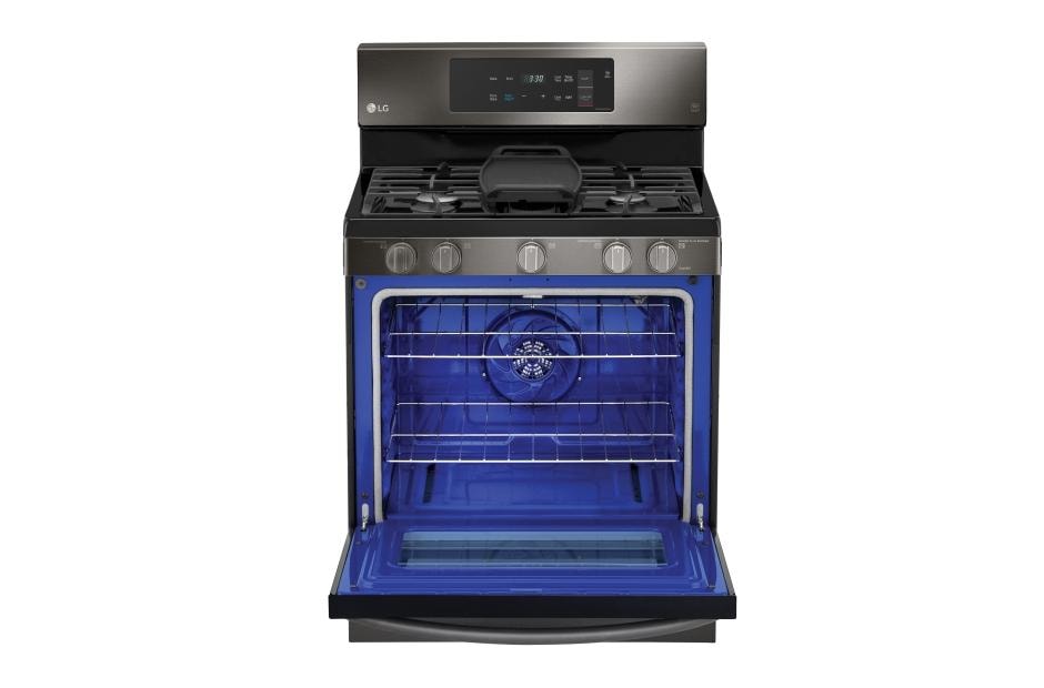 LG 5.4 cu. ft. Gas Single Oven Range with EvenJet™ Fan Convection and EasyClean®, LRG3193BD, thumbnail 4