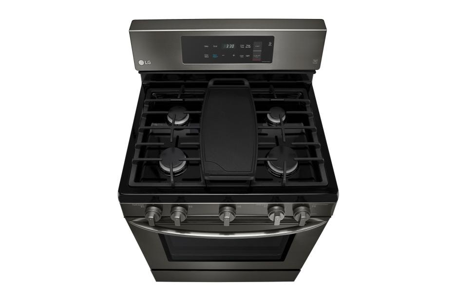 LG 5.4 cu. ft. Gas Single Oven Range with EvenJet™ Fan Convection and EasyClean®, LRG3193BD, thumbnail 5