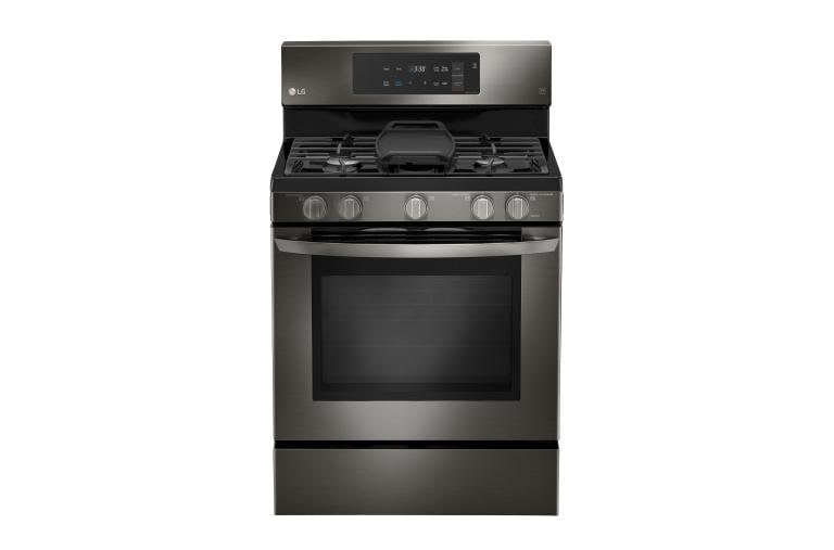 LG 5.4 cu. ft. Gas Single Oven Range with EvenJet™ Fan Convection and EasyClean®, LRG3193BD, thumbnail 1