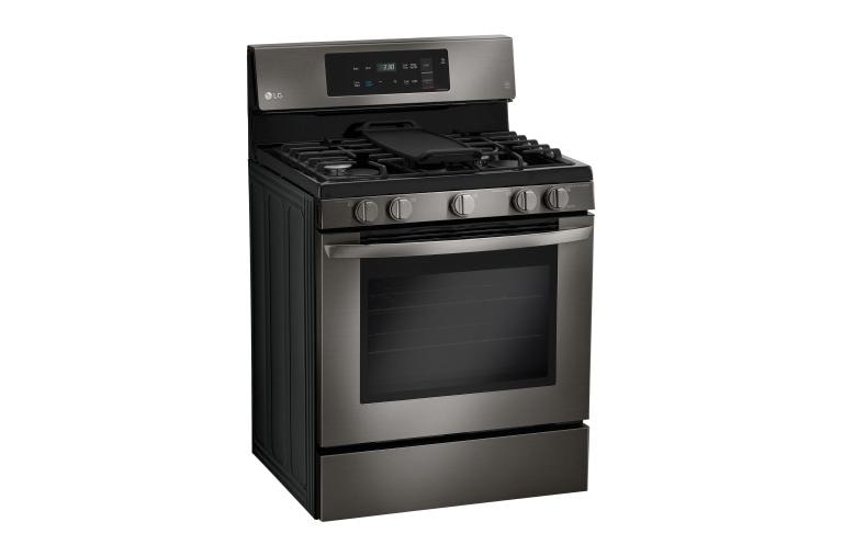LG 5.4 cu. ft. Gas Single Oven Range with EvenJet™ Fan Convection and EasyClean®, LRG3193BD, thumbnail 2
