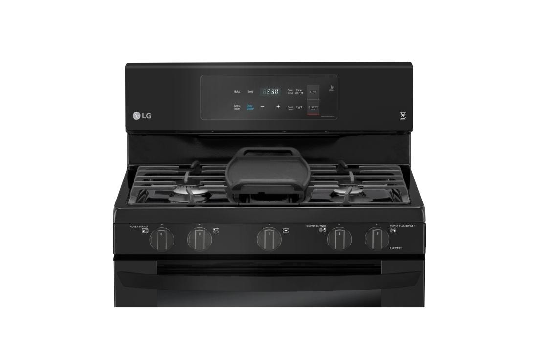 LG 5.4 cu. ft. Gas Single Oven Range with EvenJet™ Fan Convection and EasyClean®, LRG3193BM, thumbnail 5
