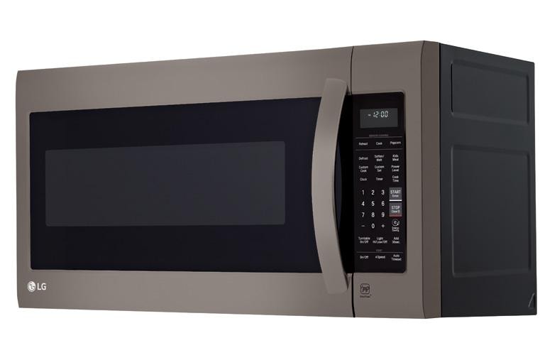 LG Black Stainless Steel Series 2.0 cu.ft. Over-the-Range Microwave Oven with EasyClean®, LMV2031BD, thumbnail 3