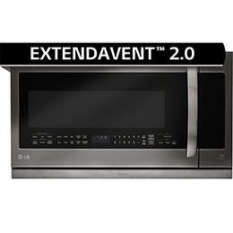 LG Black Stainless Steel Series 2.2 cu.ft. Over-the-Range Microwave Oven2