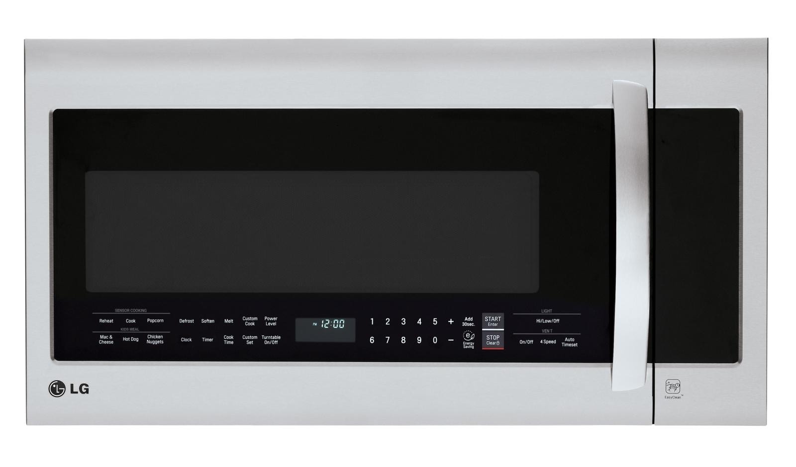 LG LMVM2033ST 2.0 cu. ft. OvertheRange Microwave Oven with EasyClean