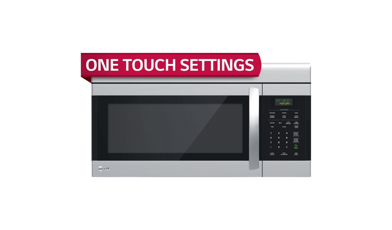 LG LMV1683ST NonSensor Over the Range Microwave Oven LG USA