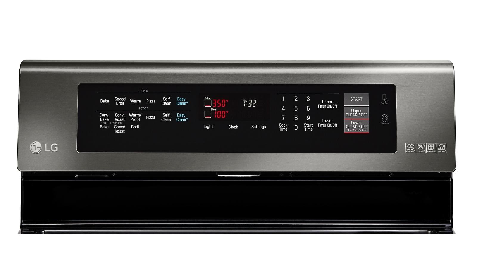 LG LDE4415BD 7.3 cu. ft. Electric Double Oven Range with ProBake