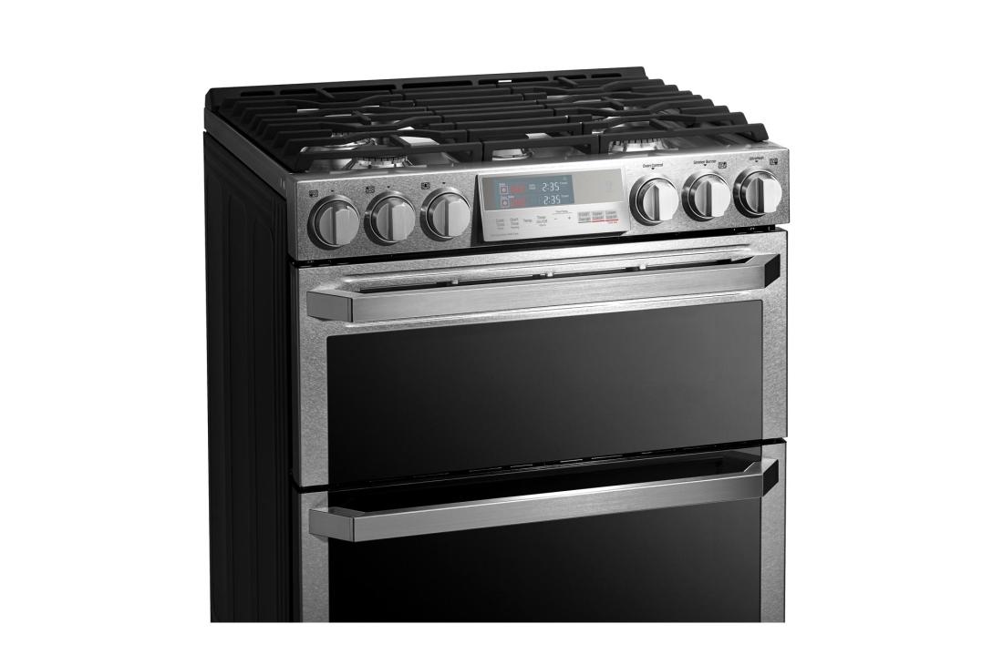 LG LUTG4519SN SIGNATURE 6.9 cu.ft. Smart wifi Enabled Gas Double Oven