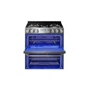 LG SIGNATURE 6.9 cu.ft. Smart wi-fi Enabled Gas Double Oven Slide-In Range with ProBake Convection®, LUTG4519SN, thumbnail 4