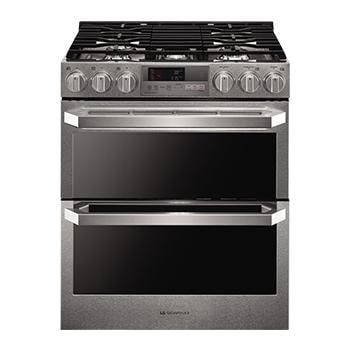 LG SIGNATURE 7.3 cu.ft. Smart wi-fi Enabled Dual Fuel Double Oven Range with ProBake Convection®1