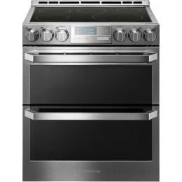 LG SIGNATURE 7.3 cu.ft. Smart wi-fi Enabled Electric Double Oven Slide-In Range with ProBake Convection®2