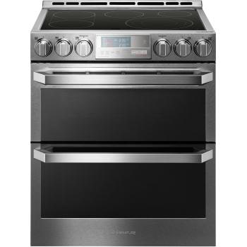 LG SIGNATURE 7.3 cu.ft. Smart wi-fi Enabled Electric Double Oven Slide-In Range with ProBake Convection®1