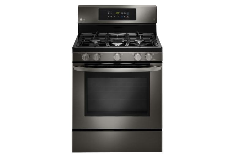 LG 5.4 cu. ft. Gas Single Oven Range with EasyClean®, LRG3081BD, thumbnail 1