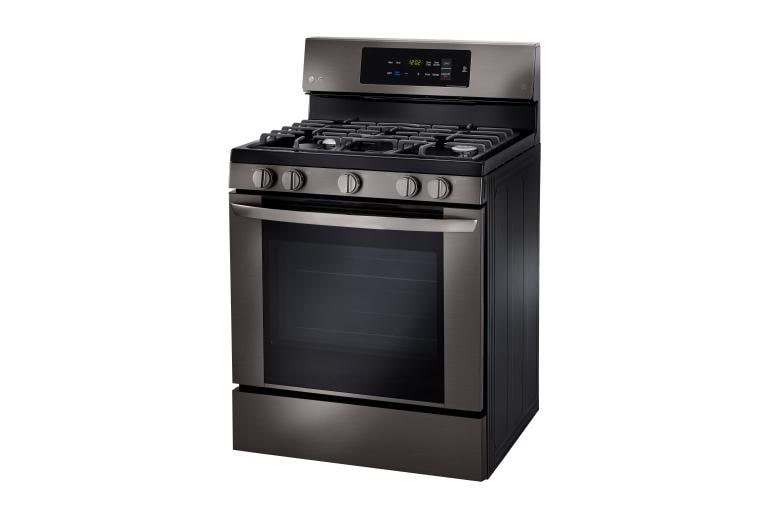 LG 5.4 cu. ft. Gas Single Oven Range with EasyClean®, LRG3061BD, thumbnail 2