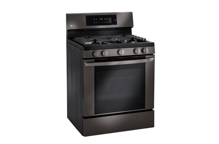 LG 5.4 cu. ft. Gas Single Oven Range with EasyClean®, LRG3061BD, thumbnail 3