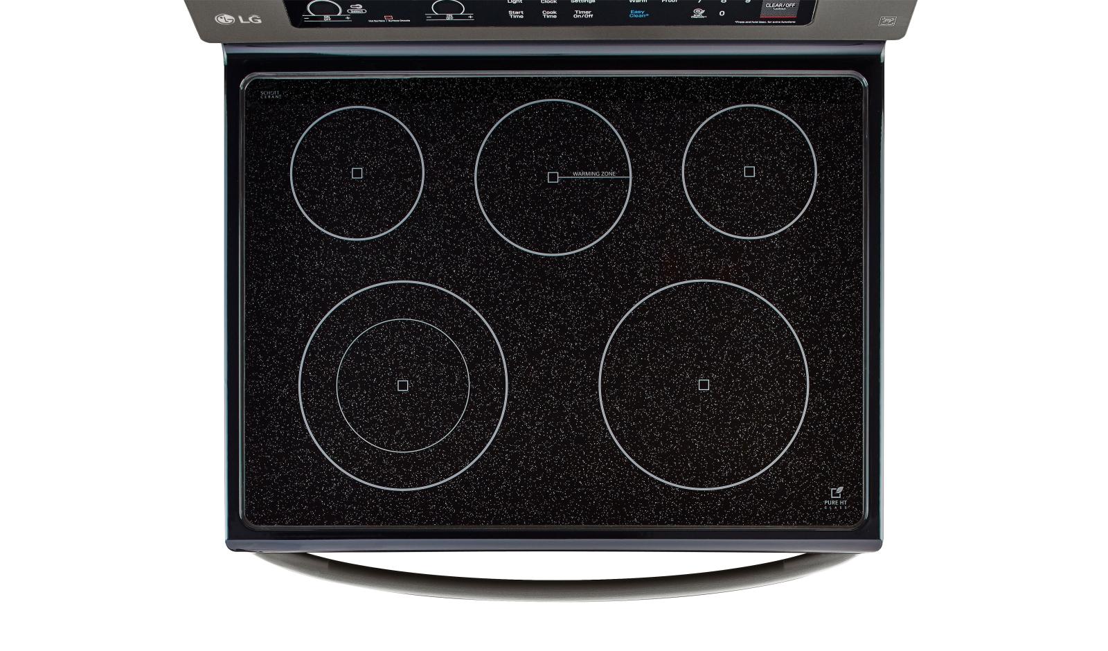 LG LRE3061BD 6.3 cu. ft. Electric Single Oven Range with EasyClean