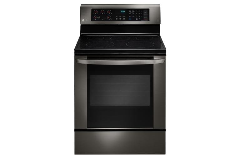 Black stainless steel gas oven hotsell