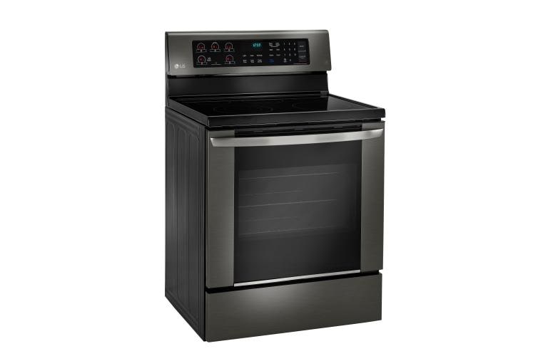 LG 6.3 cu. ft. Electric Single Oven Range with EasyClean®, LRE3061BD, thumbnail 3