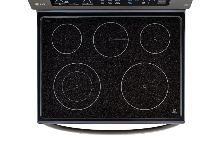 LG 6.3 cu. ft. Electric Single Oven Range with EasyClean®, LRE3061BD, thumbnail 4