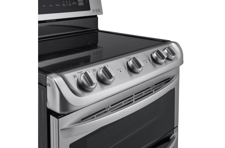 LG 7.3 cu. ft. Electric Double Oven Range with ProBake Convection® and EasyClean®, LDE4413ST, thumbnail 2