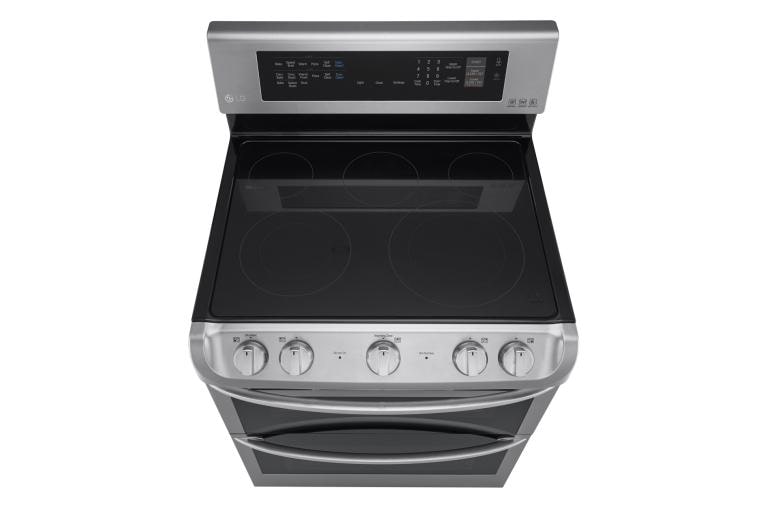 LG 7.3 cu. ft. Electric Double Oven Range with ProBake Convection® and EasyClean®, LDE4413ST, thumbnail 3