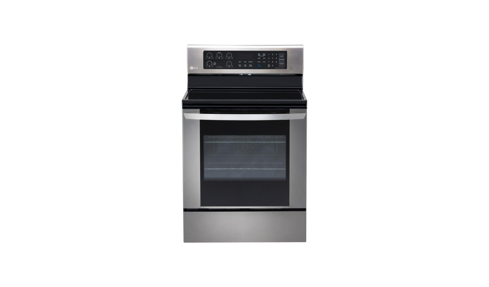 LG LRE3061ST 6.3 cu. ft. Electric Single Oven Range with EasyClean