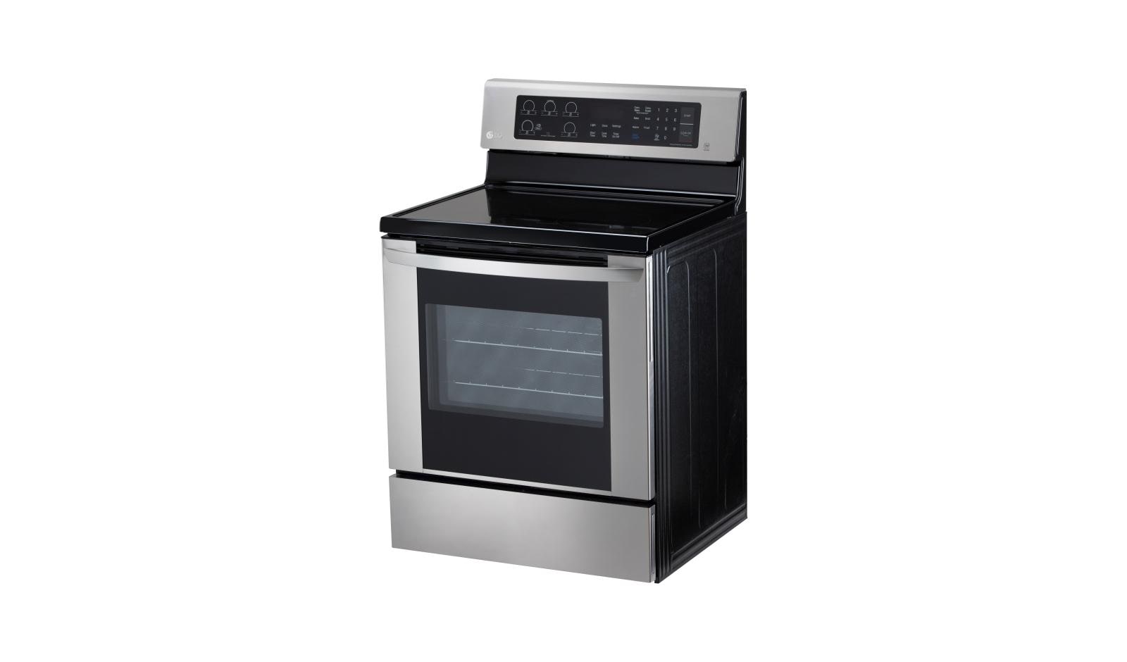 LG LRE3061ST 6.3 cu. ft. Electric Single Oven Range with EasyClean® LG USA Business