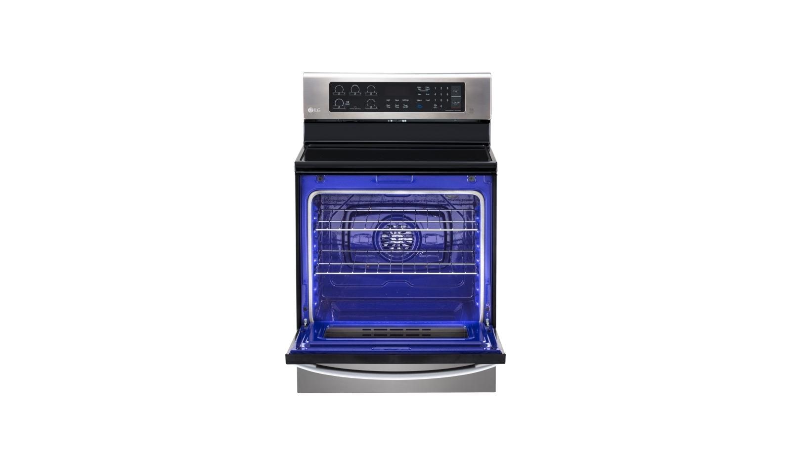 LG LRE3061ST 6.3 cu. ft. Electric Single Oven Range with EasyClean