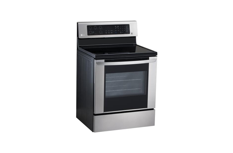 LG LRE3061ST 6.3 cu. ft. Electric Single Oven Range with EasyClean