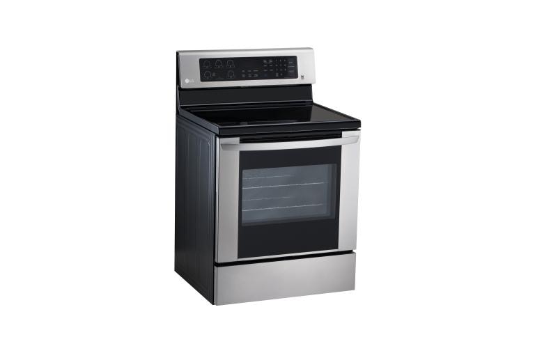 LG 6.3 cu. ft. Electric Single Oven Range with EasyClean®, LRE3061ST, thumbnail 3