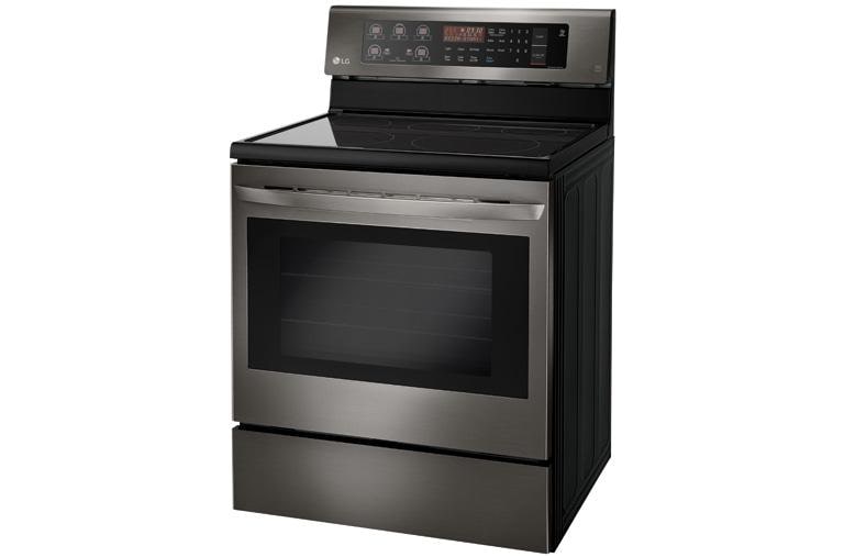LG 6.3 cu. ft. Electric Single Oven Range with True Convection and EasyClean®, LRE3193BD, thumbnail 3