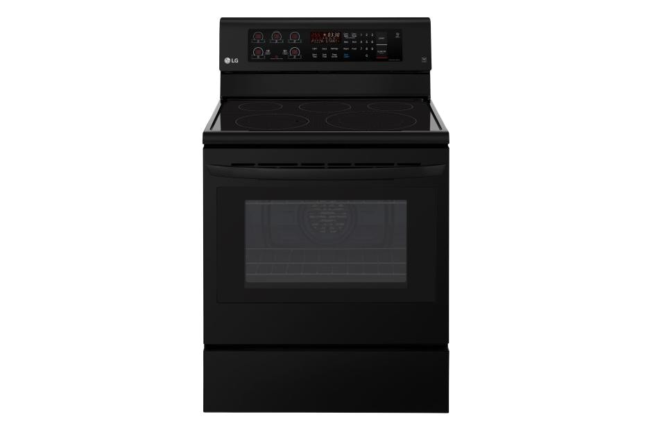 Lg Lre3193sb 6 3 Cu Ft Electric Single Oven Range With True Convection And Easyclean® Lg