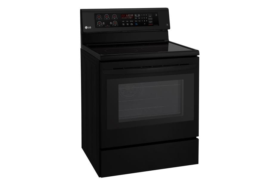 LG 6.3 cu. ft. Electric Single Oven Range with True Convection and EasyClean®, LRE3193SB, thumbnail 2