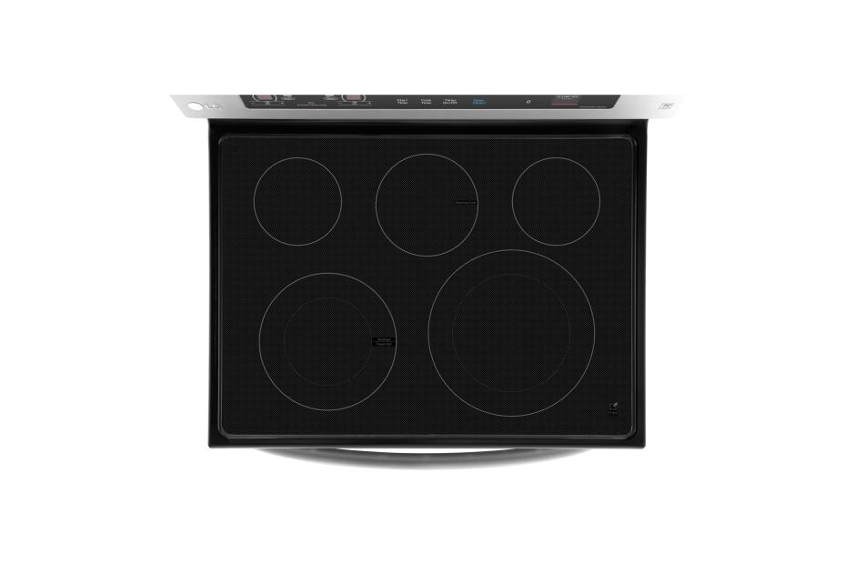 LG 6.3 cu. ft. Electric Single Oven Range with True Convection and EasyClean®, LRE3193ST, thumbnail 5