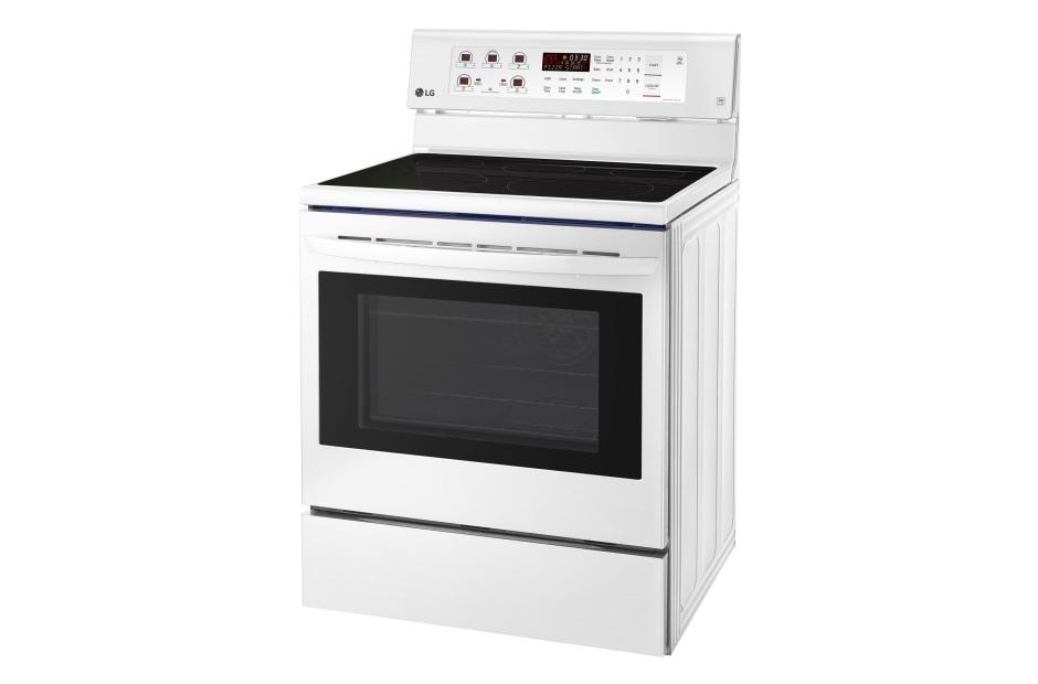 LG 6.3 cu. ft. Electric Single Oven Range with True Convection and EasyClean®, LRE3193SW, thumbnail 3
