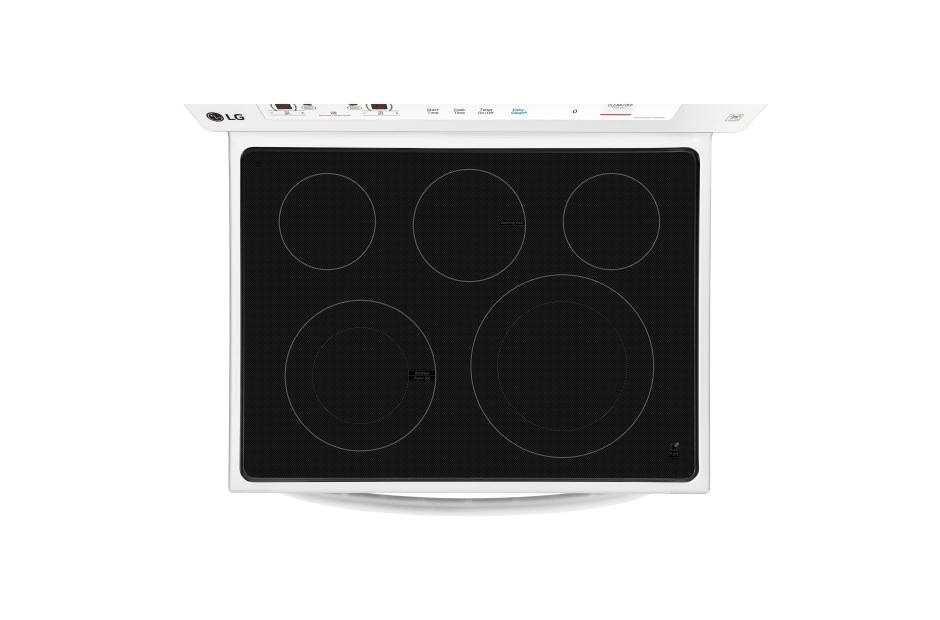 LG 6.3 cu. ft. Electric Single Oven Range with True Convection and EasyClean®, LRE3193SW, thumbnail 5