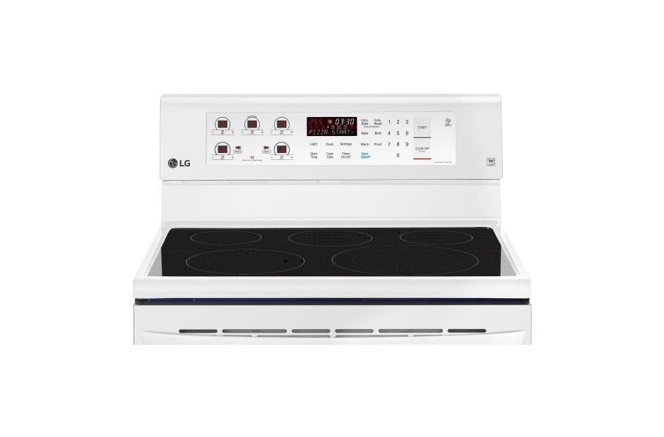 LG 6.3 cu. ft. Electric Single Oven Range with True Convection and EasyClean®, LRE3193SW, thumbnail 6