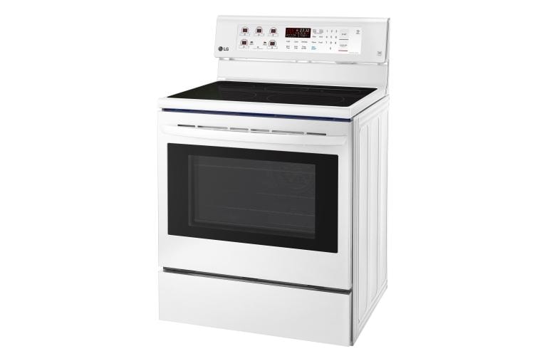 LG 6.3 cu. ft. Electric Single Oven Range with True Convection and EasyClean®, LRE3193SW, thumbnail 3