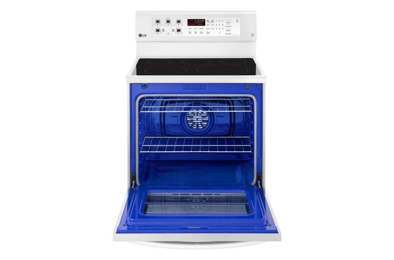 LG 6.3 cu. ft. Electric Single Oven Range with True Convection and EasyClean®, LRE3193SW, thumbnail 4