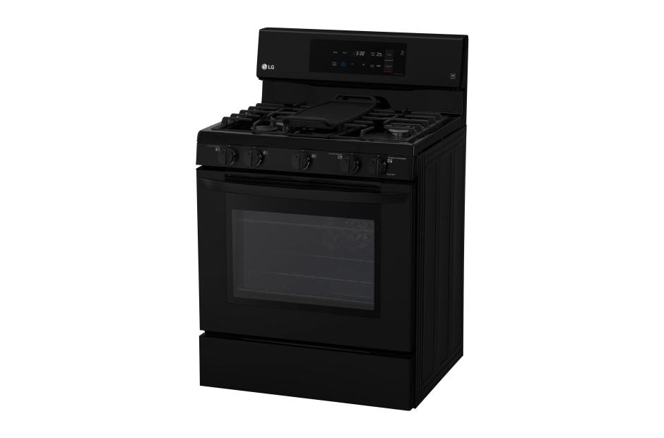 LG 5.4 cu. ft. Gas Single Oven Range with EvenJet™ Fan Convection and EasyClean®, LRG3193SB, thumbnail 3