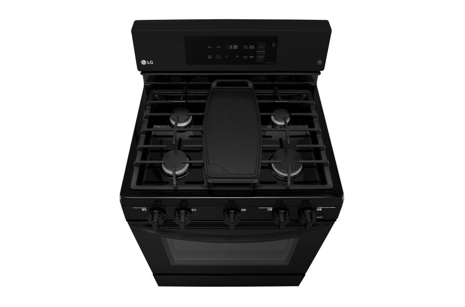 LG 5.4 cu. ft. Gas Single Oven Range with EvenJet™ Fan Convection and EasyClean®, LRG3193SB, thumbnail 5