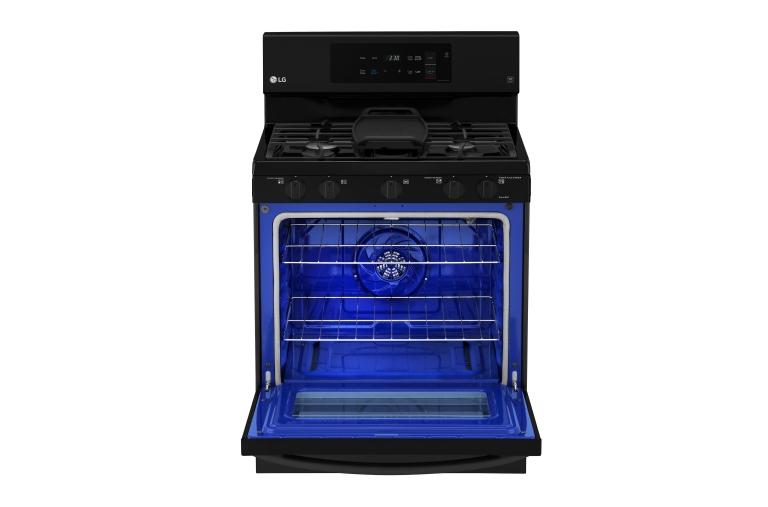LG 5.4 cu. ft. Gas Single Oven Range with EvenJet™ Fan Convection and EasyClean®, LRG3193SB, thumbnail 4