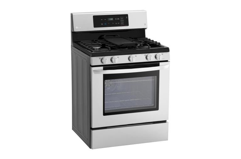 LG 5.4 cu. ft. Gas Single Oven Range with EvenJet™ Fan Convection and EasyClean®, LRG3193ST, thumbnail 2